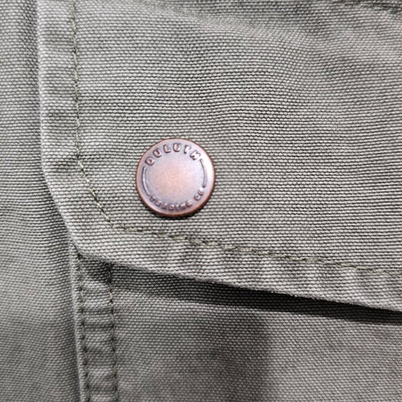 Duluth Trading Co Women's Can-Do Canvas Work Cotton Olive Barn Vest - Picture 9 of 11